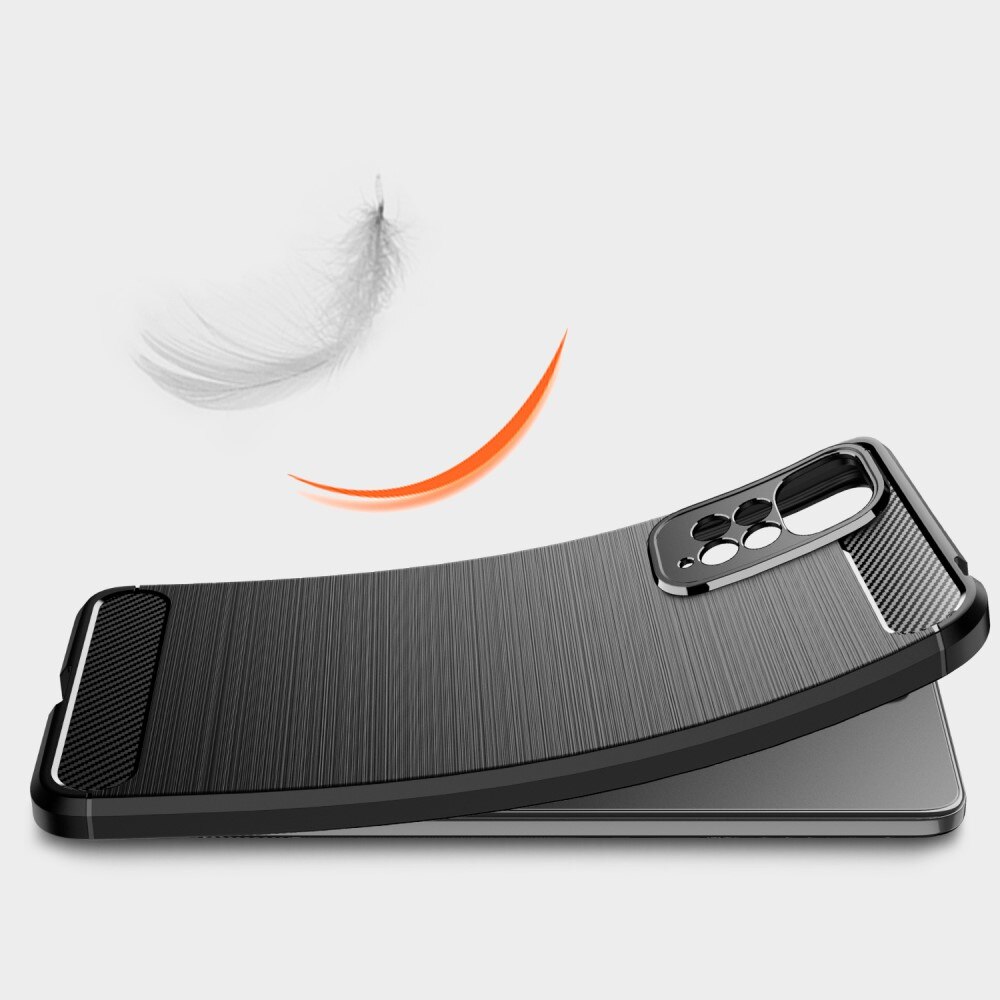 Xiaomi Redmi Note 11 Pro Deksel TPU Brushed Svart
