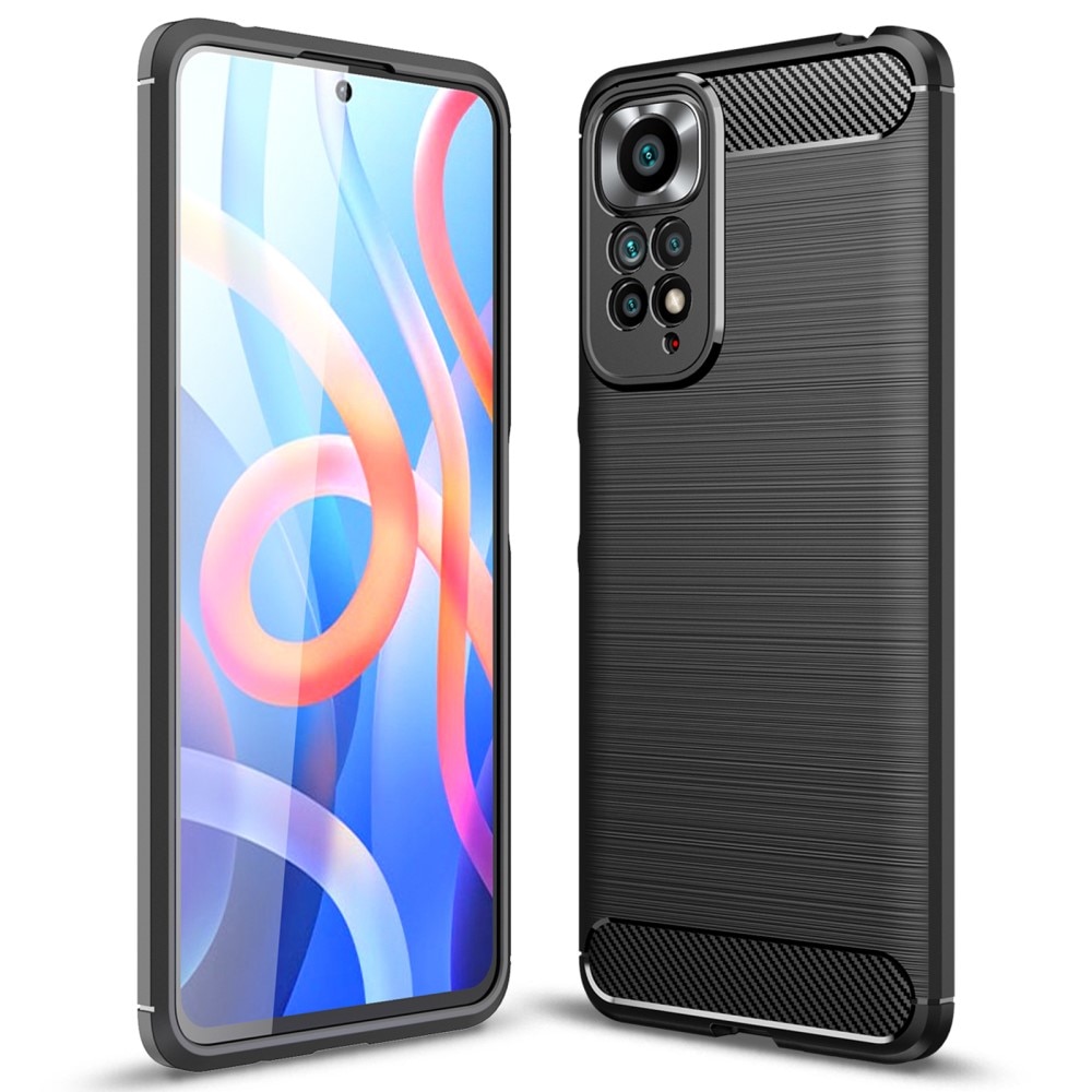 Xiaomi Redmi Note 11 Deksel TPU Brushed Svart