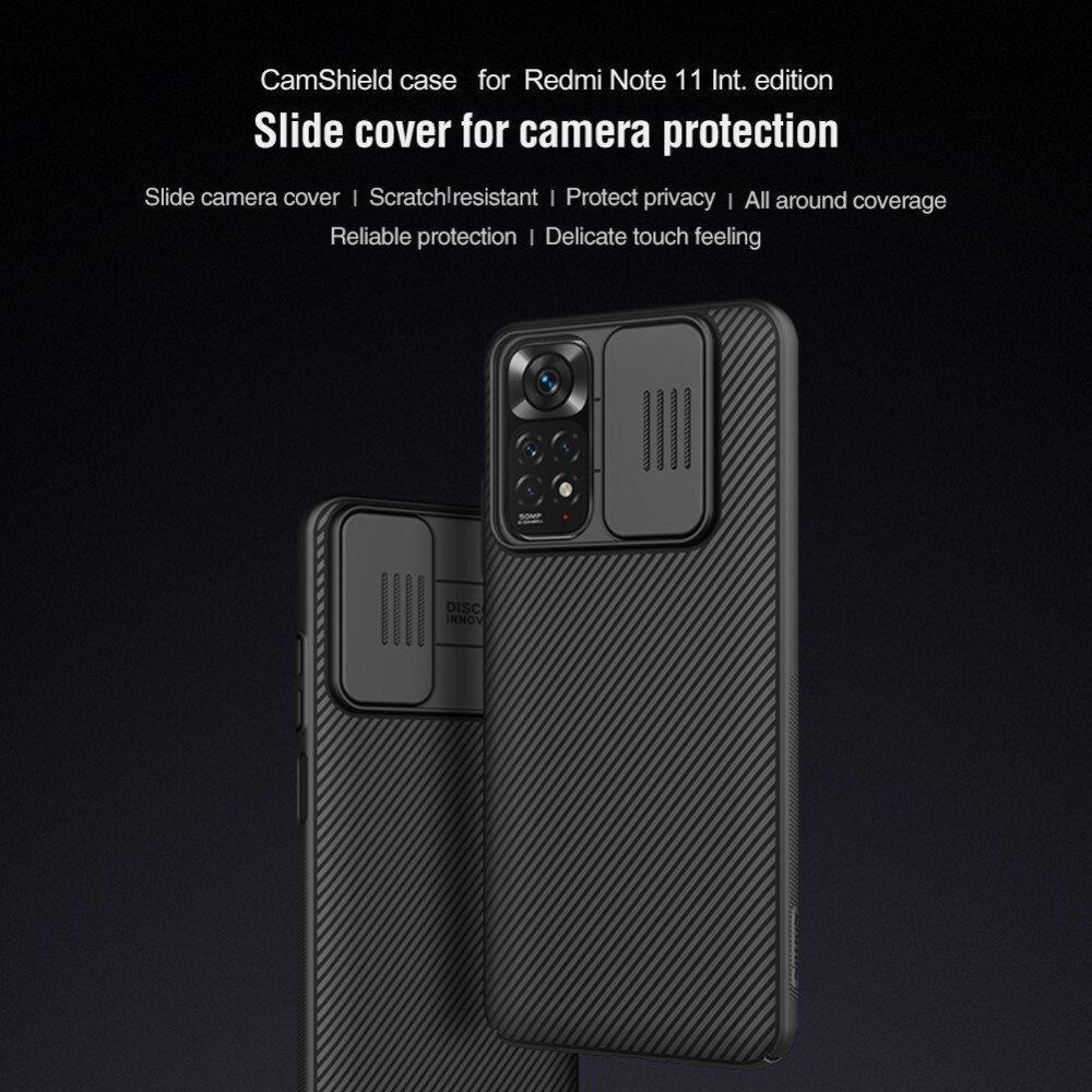 CamShield Deksel Xiaomi Redmi Note 11 svart