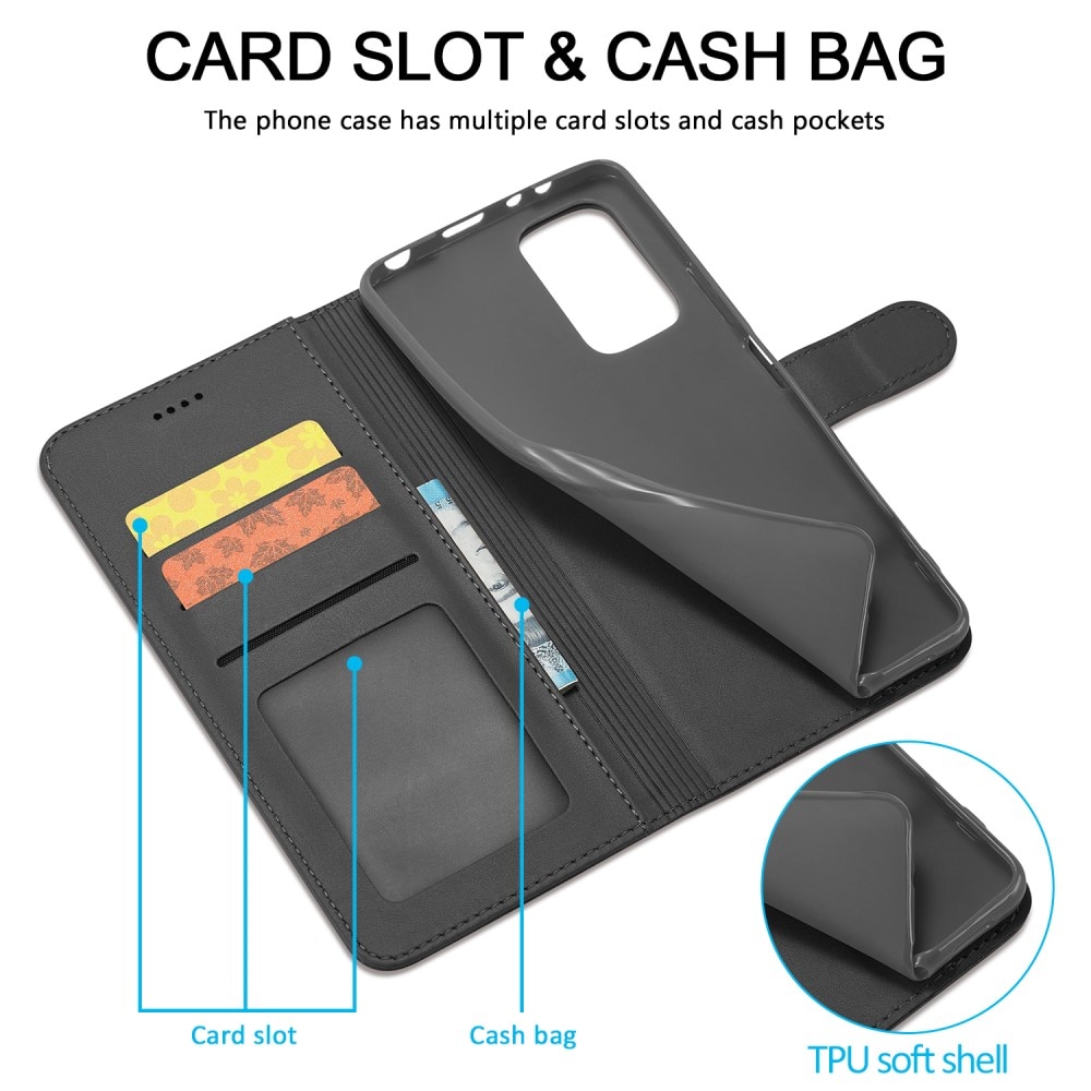 Lommebokdeksel Xiaomi Redmi Note 11 svart