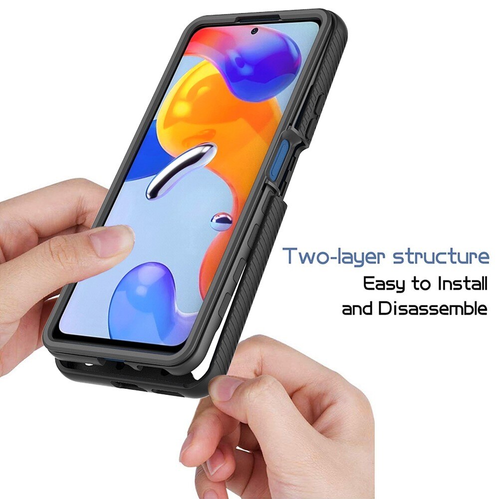 Full Protection Case Xiaomi Redmi Note 11 Pro Svart