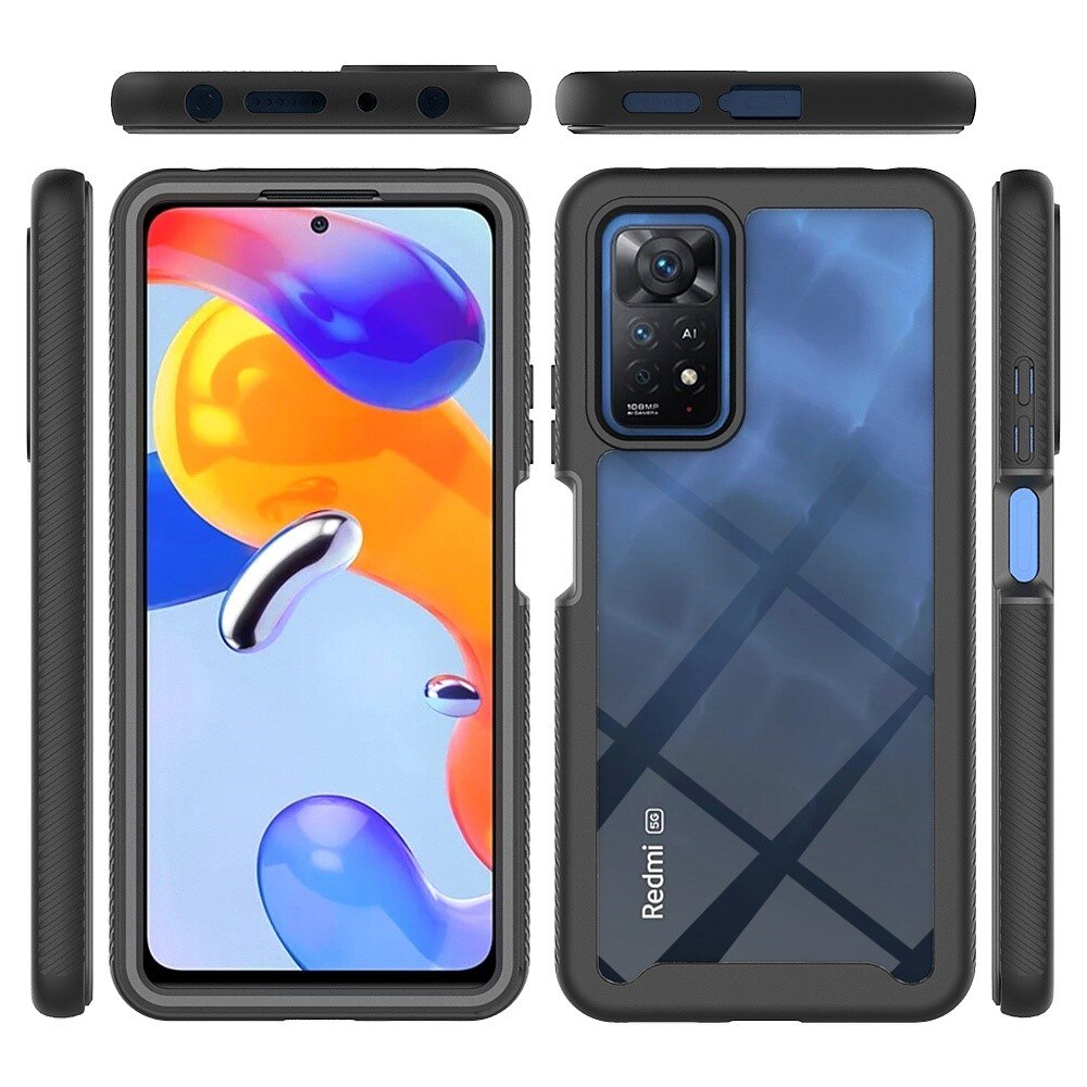 Full Protection Case Xiaomi Redmi Note 11 Pro Svart