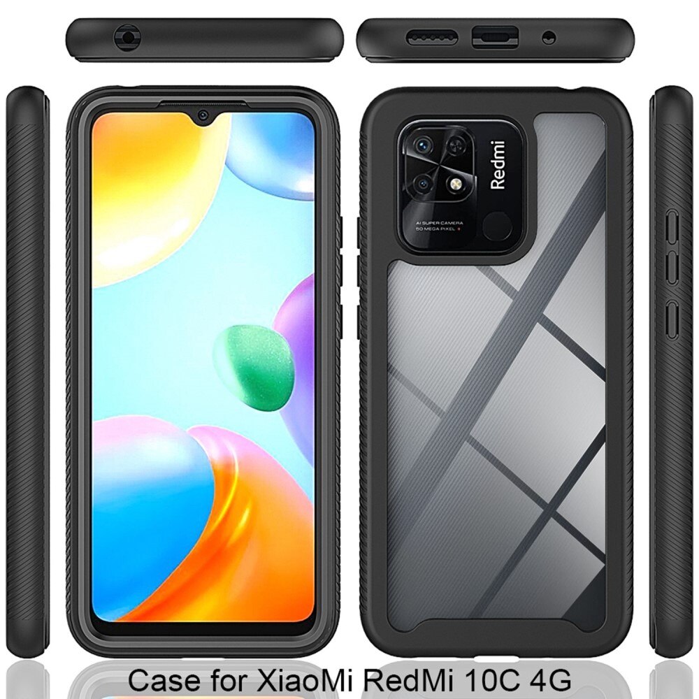 Full Protection Case Xiaomi Redmi 10C Svart