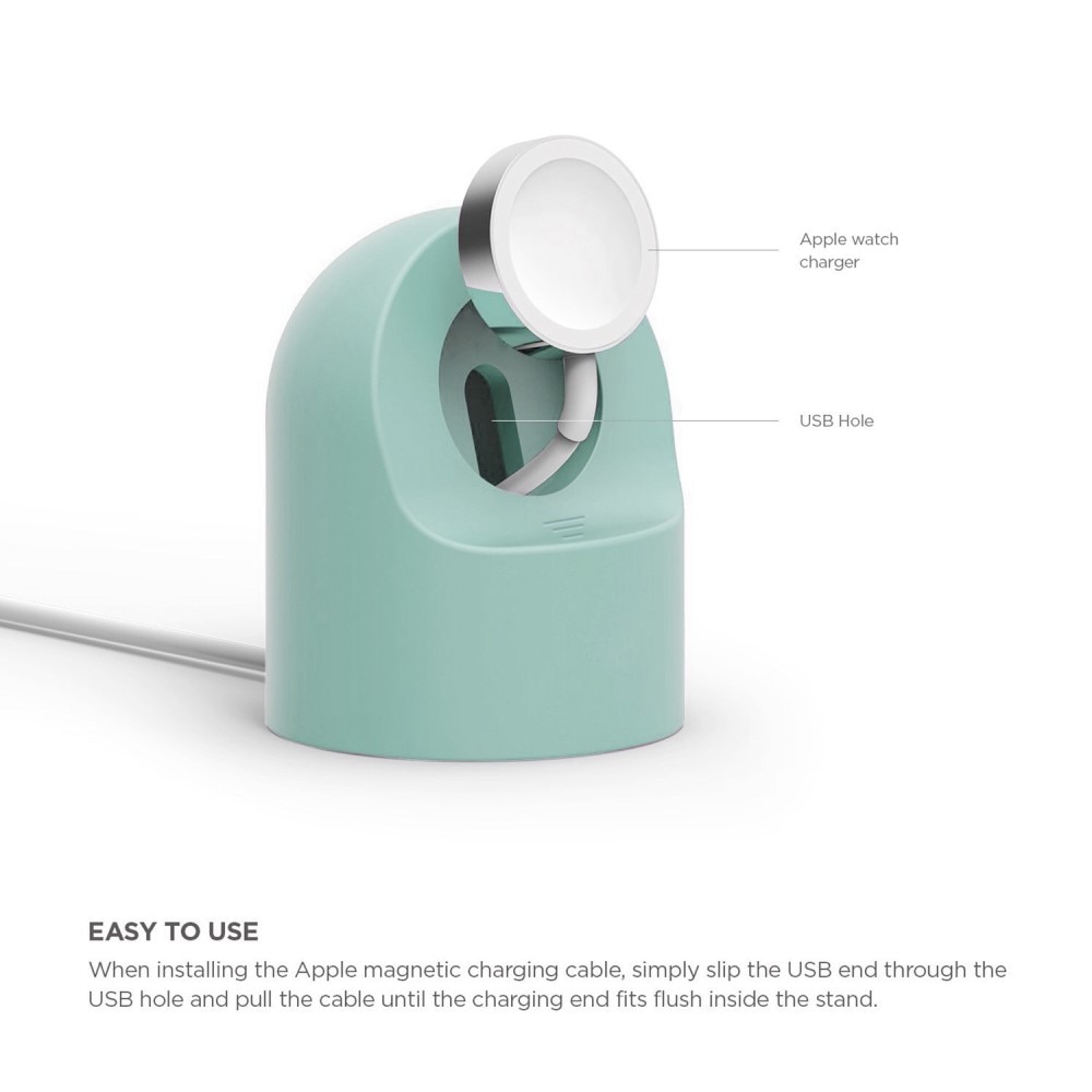 Ladestativ Apple Watch turkis