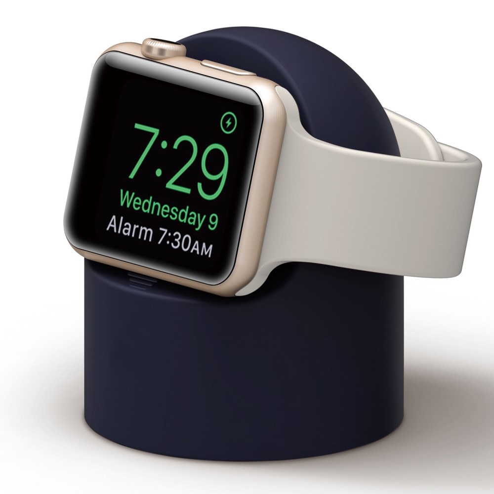 Ladestativ Apple Watch mørke blå