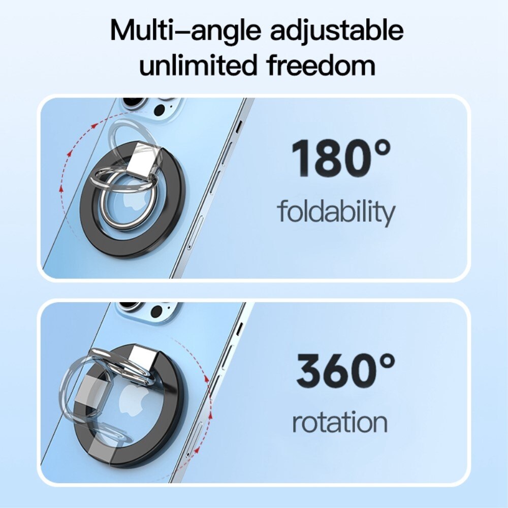 Ringholder/stativ MagSafe svart