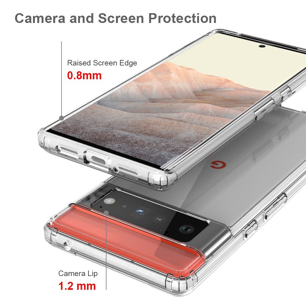 Crystal Hybrid Case Google Pixel 6 Pro Transparent