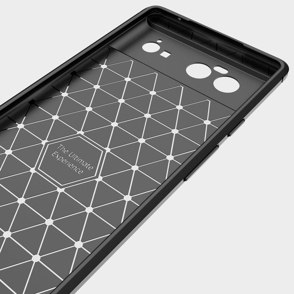 Google Pixel 6 Pro Deksel TPU Brushed Svart