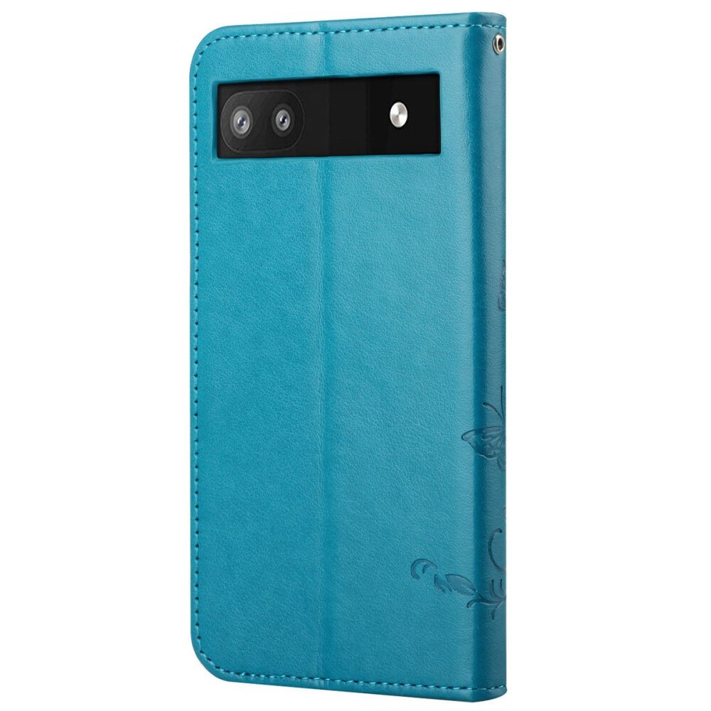 Lærveske Sommerfugler Google Pixel 6a Blå
