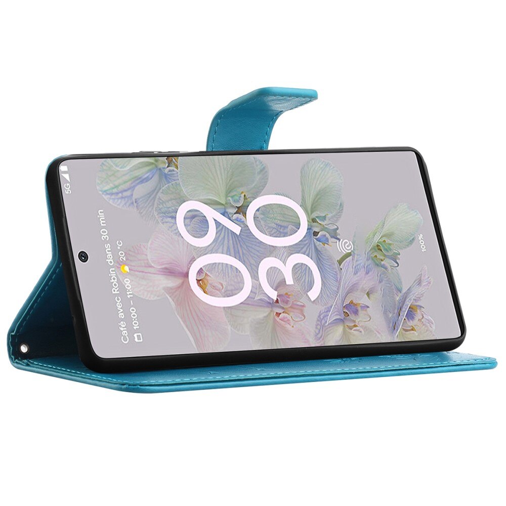 Lærveske Sommerfugler Google Pixel 6a Blå