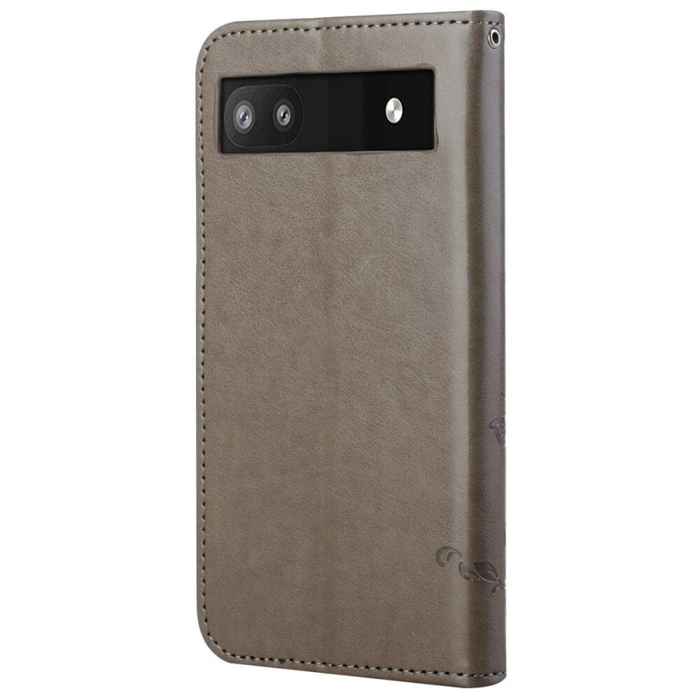 Lærveske Sommerfugler Google Pixel 6a Grå