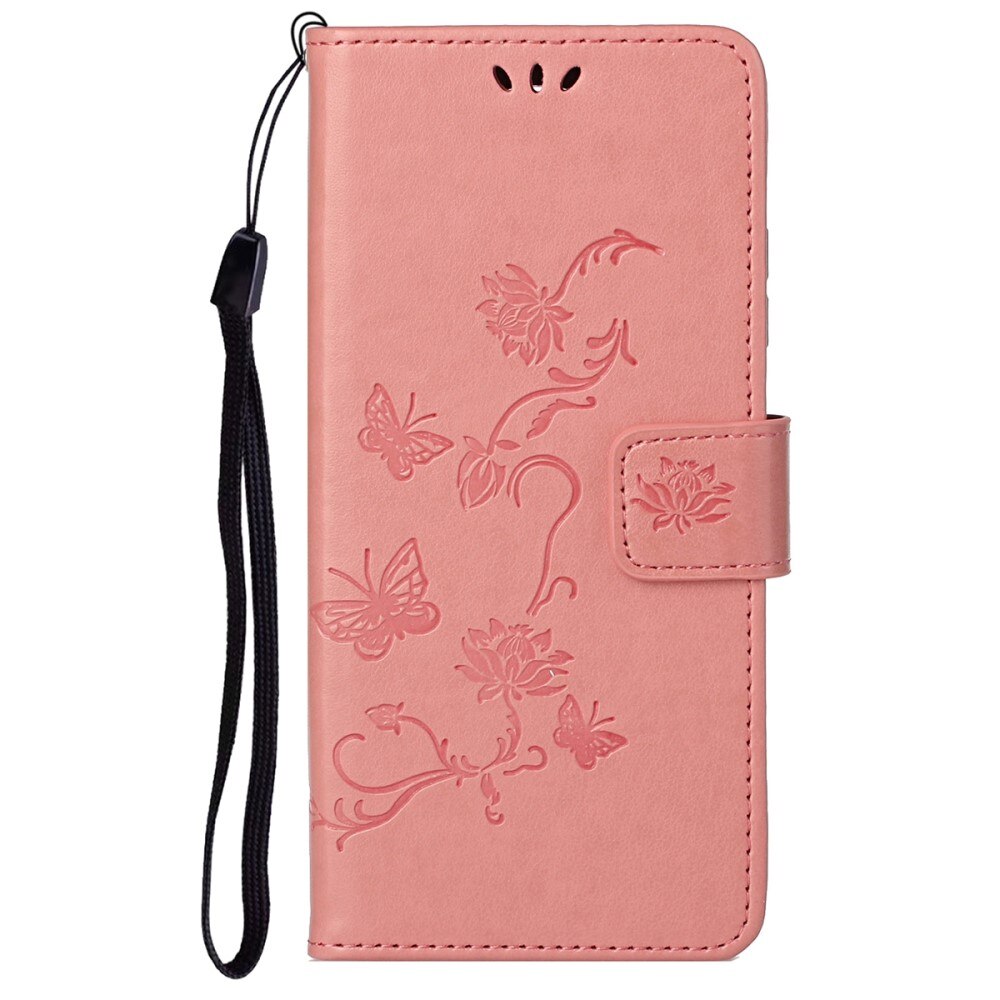 Lærveske Sommerfugler Google Pixel 6a Rosa