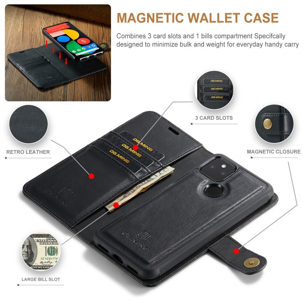 Magnet Wallet Google Pixel 5a Black