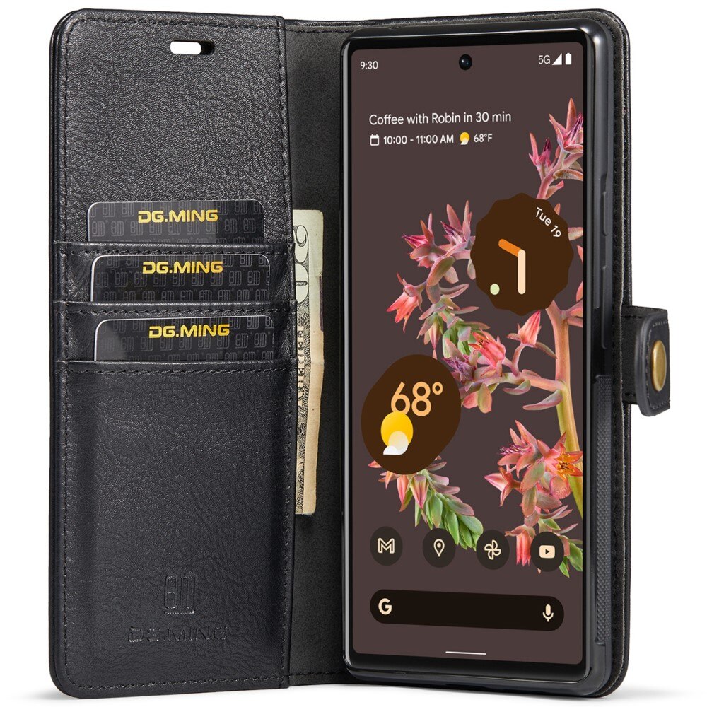 Magnet Wallet Google Pixel 6 Svart