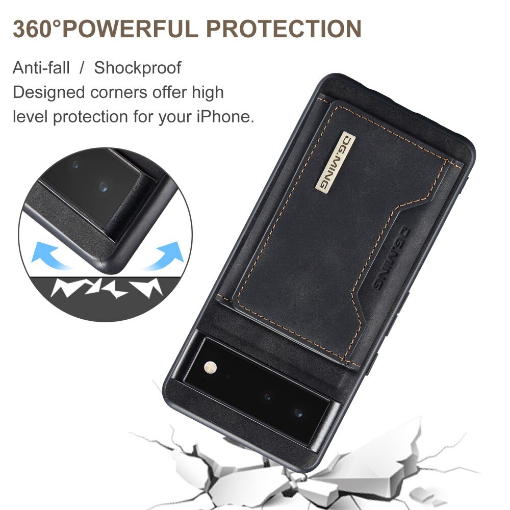Magnetic Card Slot Case Google Pixel 6 Svart