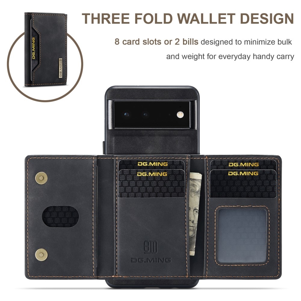 Magnetic Card Slot Case Google Pixel 6 Svart