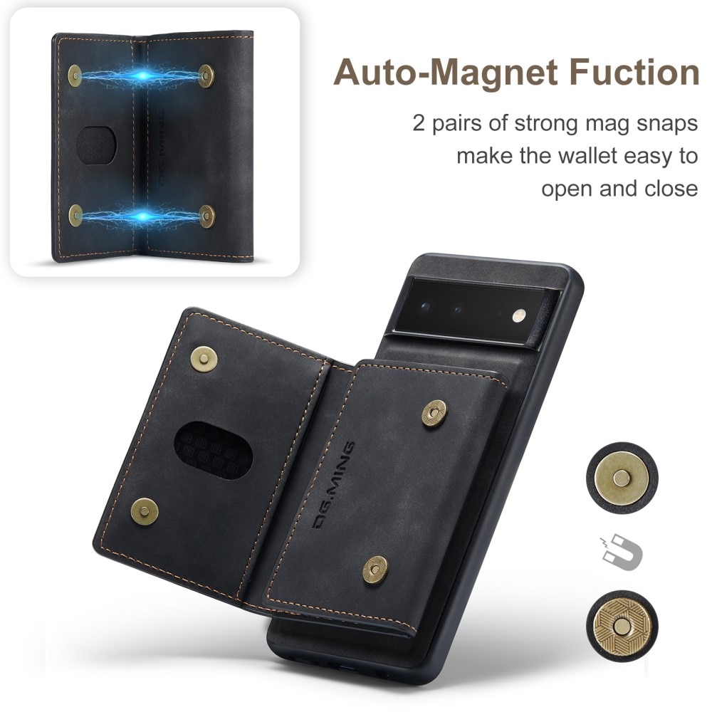 Magnetic Card Slot Case Google Pixel 6 Svart