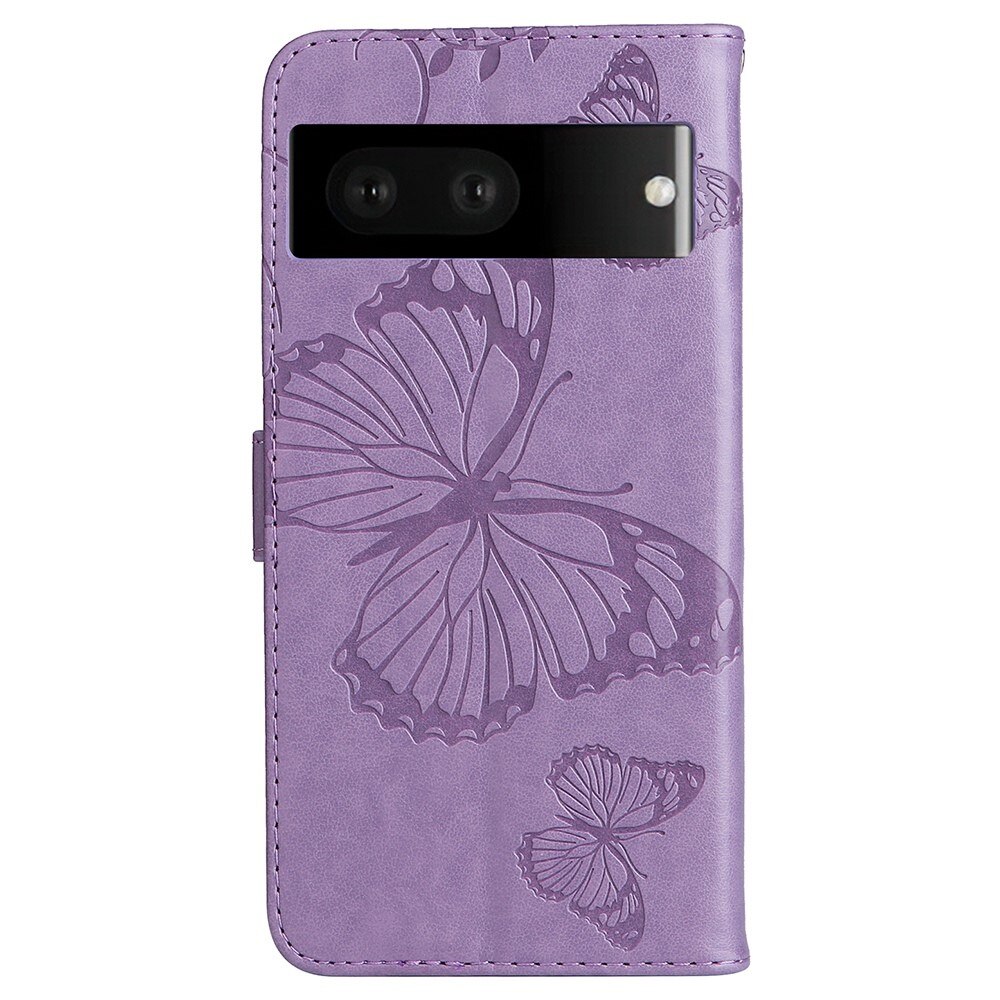 Lærveske Sommerfugler Google Pixel 7 Lilla