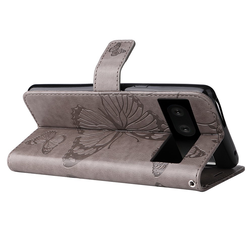 Lærveske Sommerfugler Google Pixel 7 Grå