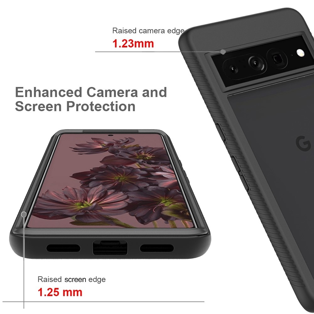 Full Cover Deksel Google Pixel 7 Pro svart