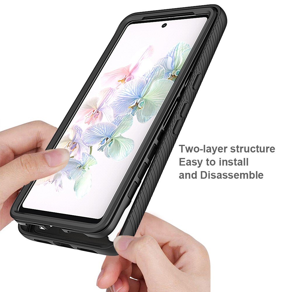 Full Cover Deksel Google Pixel 7 Svart