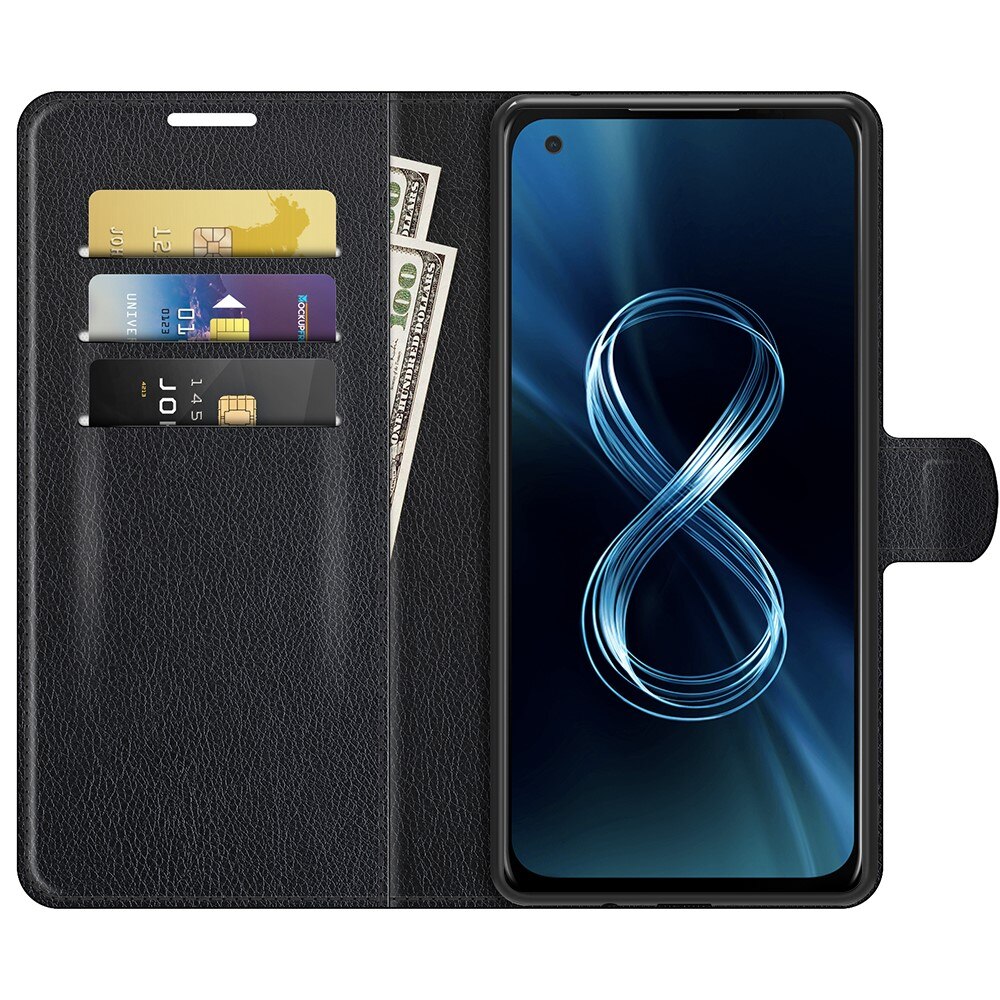 Mobilveske Asus Zenfone 8 svart