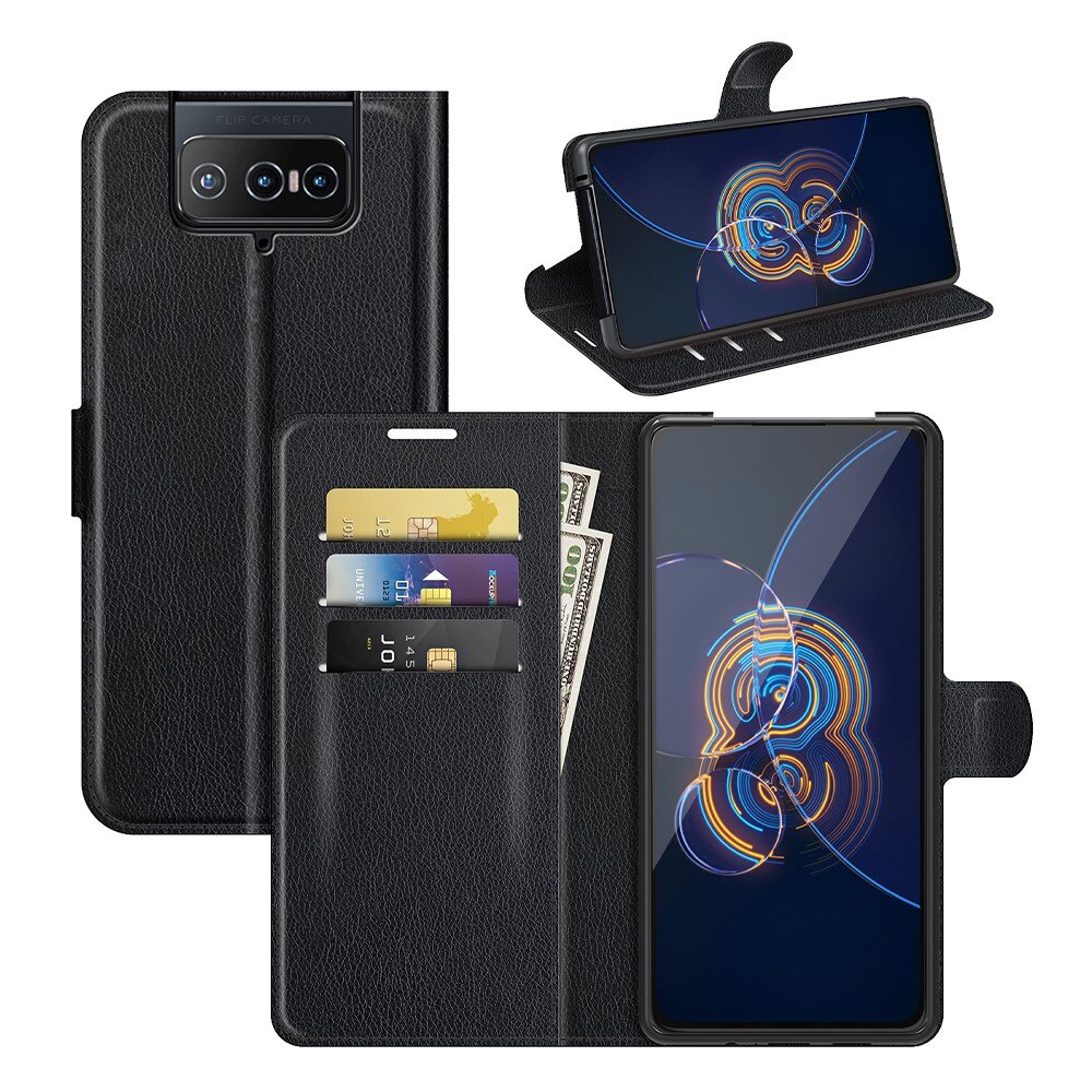 Mobilveske Asus ZenFone 8 Flip svart