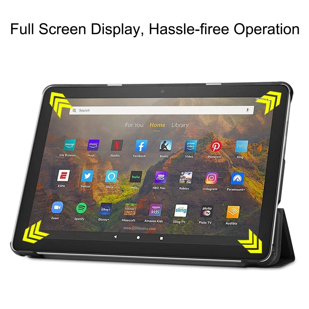 Etui Tri-fold Amazon Fire HD 10 (2021) svart