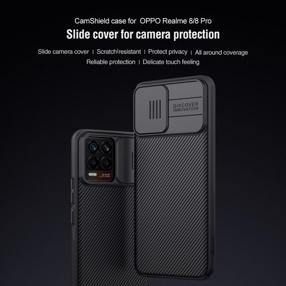 CamShield Deksel Realme 8/8 Pro Svart