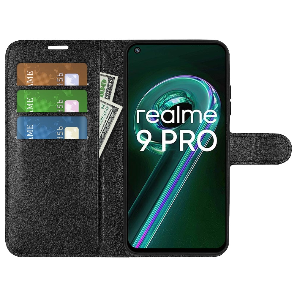 Mobilveske Realme 9 Pro/OnePlus Nord CE 2 Lite 5G svart