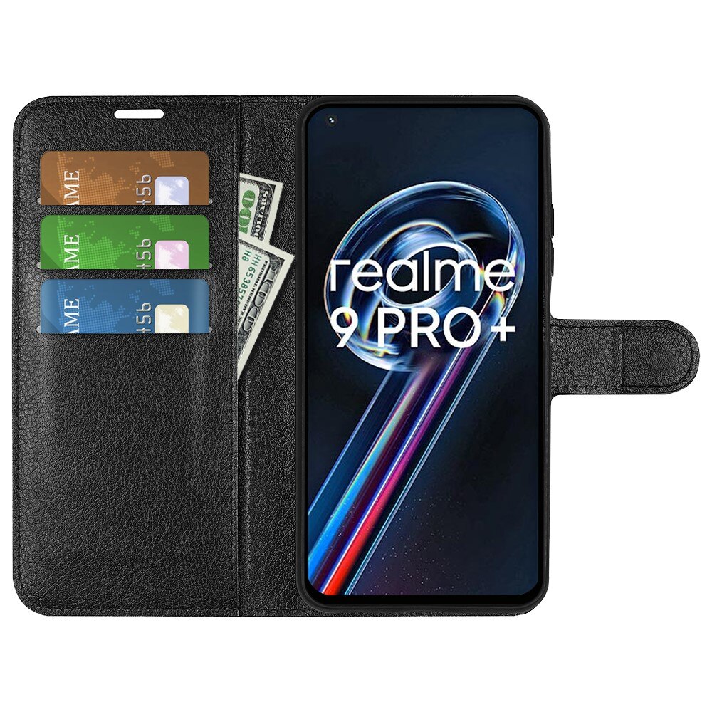 Mobilveske Realme 9 Pro Plus svart