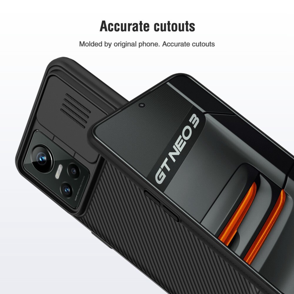 CamShield Deksel Realme GT Neo 3 svart