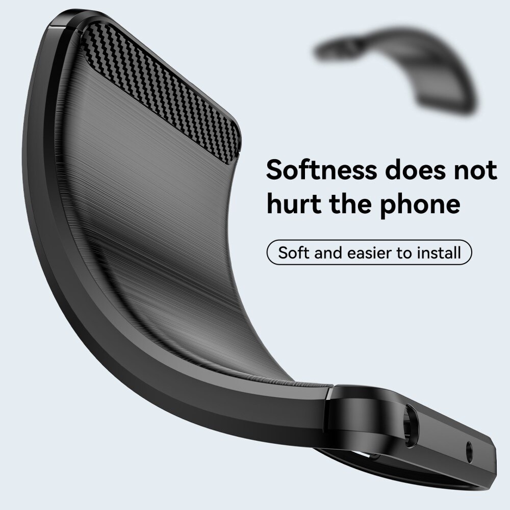 Realme GT Neo 3 Deksel TPU Brushed Svart