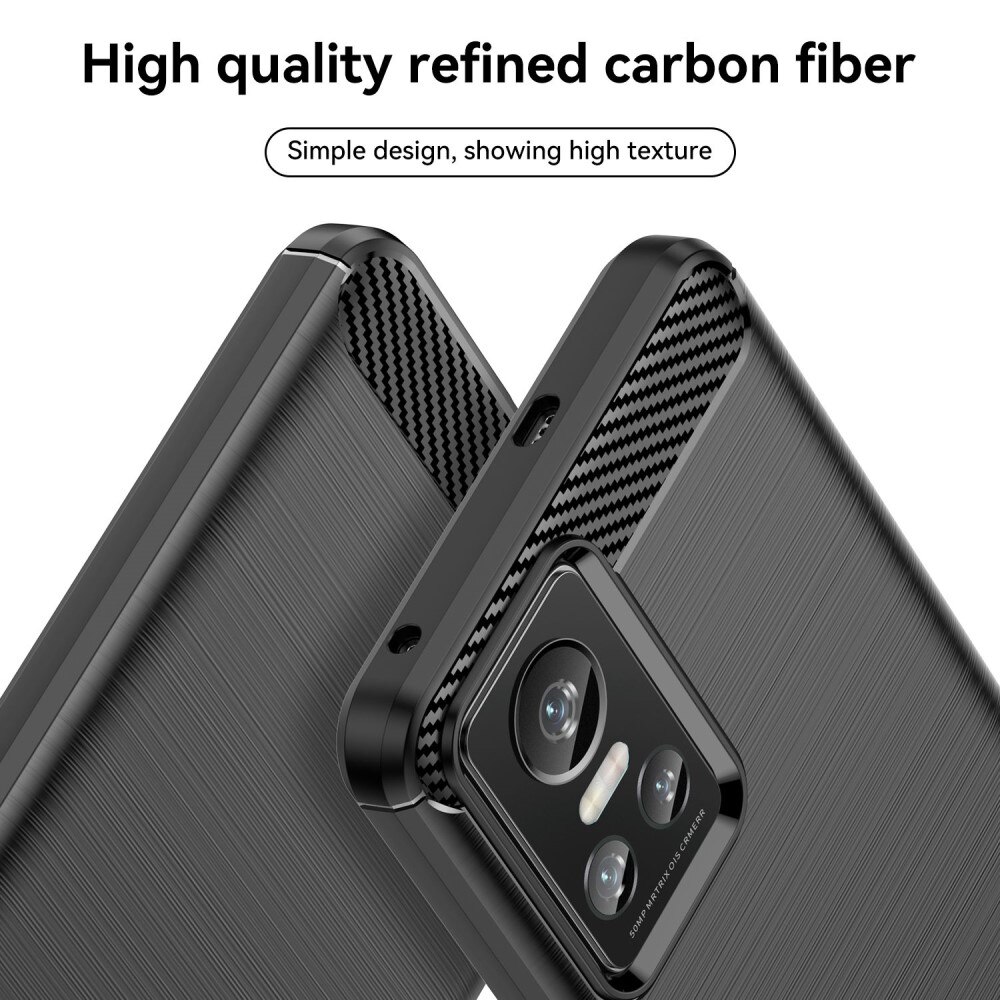 Brushed TPU Deksel Realme GT Neo 3 Black