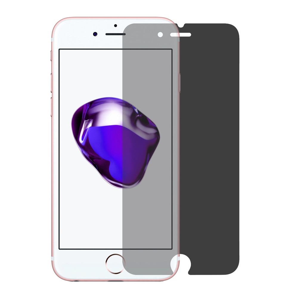 Privacy Herdet Glass Skjermbeskytter iPhone 7/8/SE