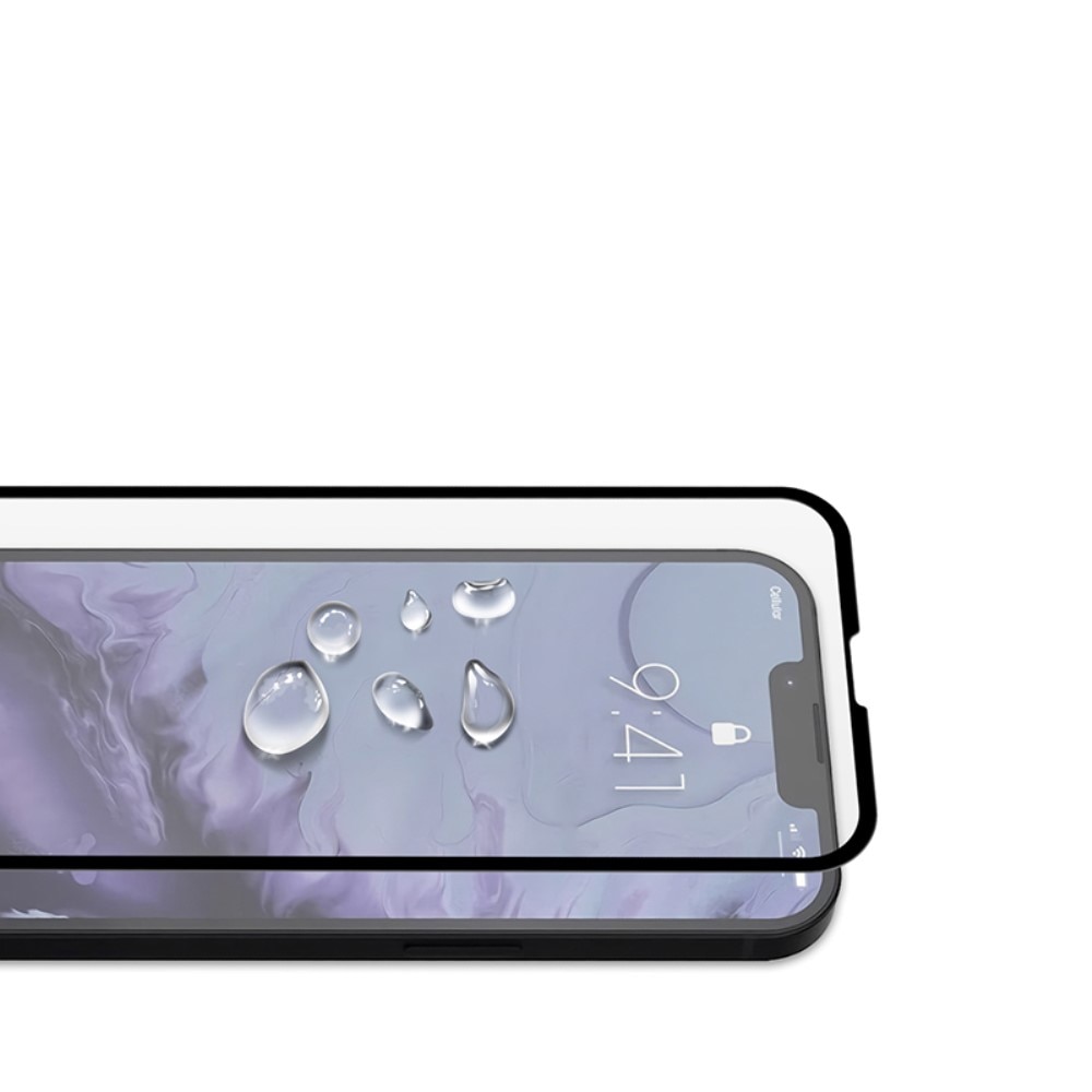 Heldekkende Herdet Glass iPhone 13 svart