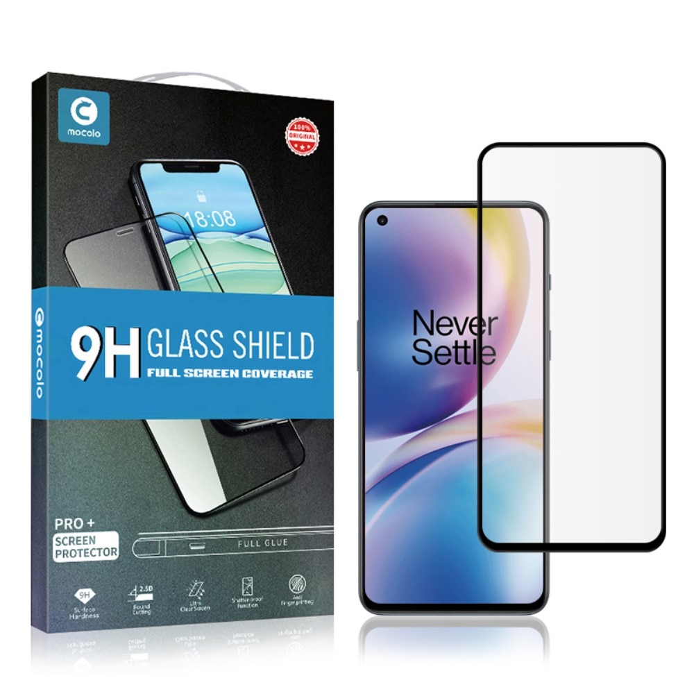 Heldekkende Herdet Glass OnePlus Nord 2 5G svart