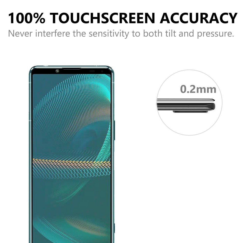 Heldekkende Skjermbeskytter Herdet Glass Sony Xperia 5 III