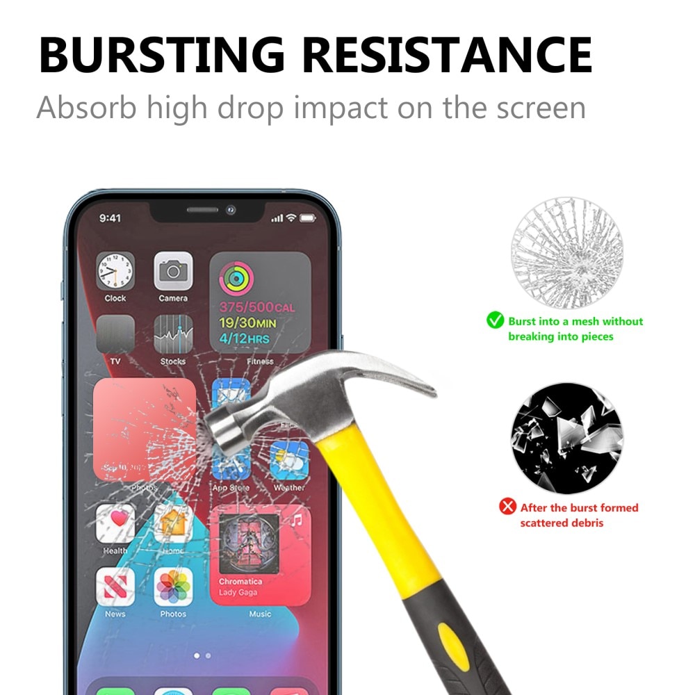 Heldekkende Skjermbeskytter Herdet Glass iPhone 13 Mini
