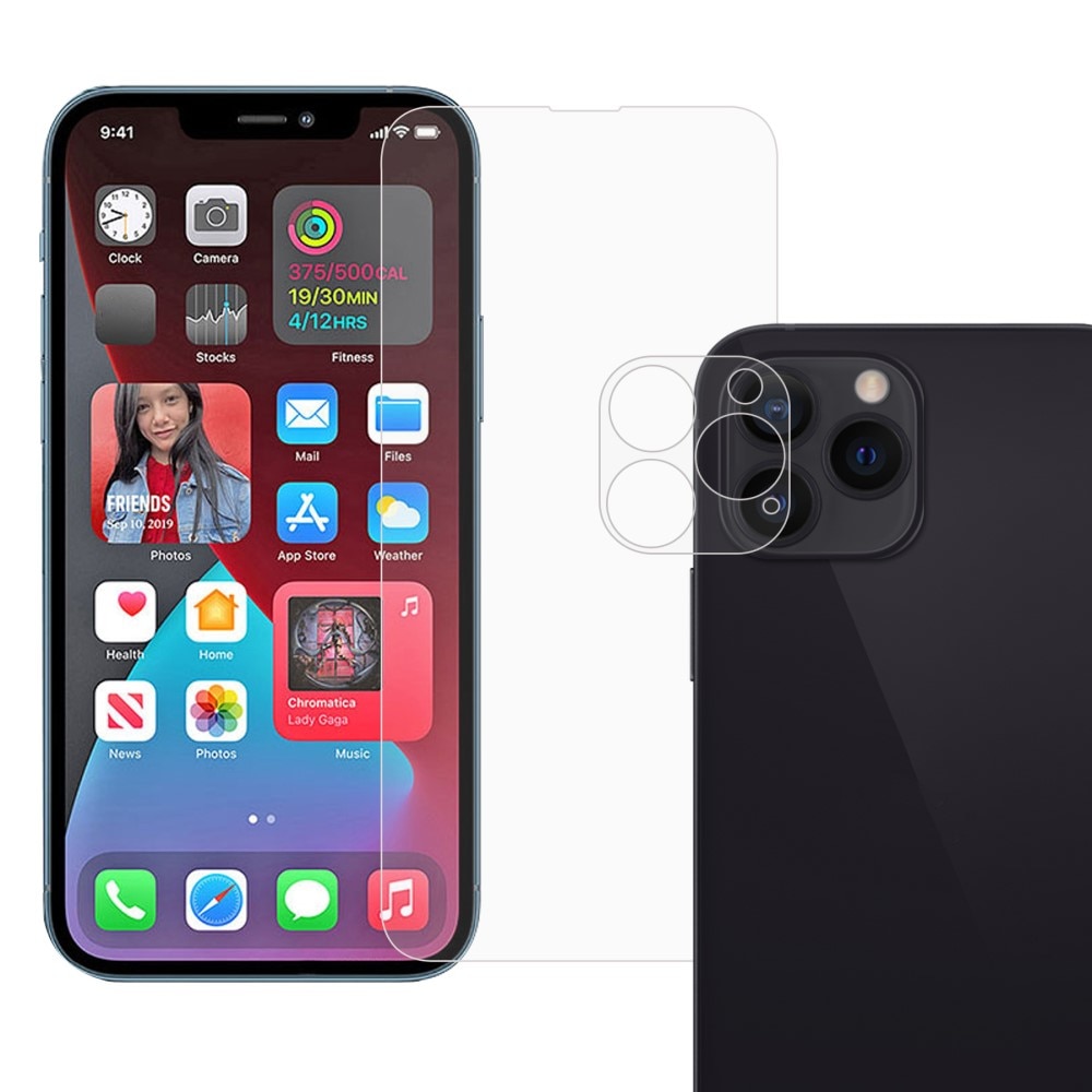 Herdet glass Skjerm- og Linsebeskyttelse iPhone 13 Pro