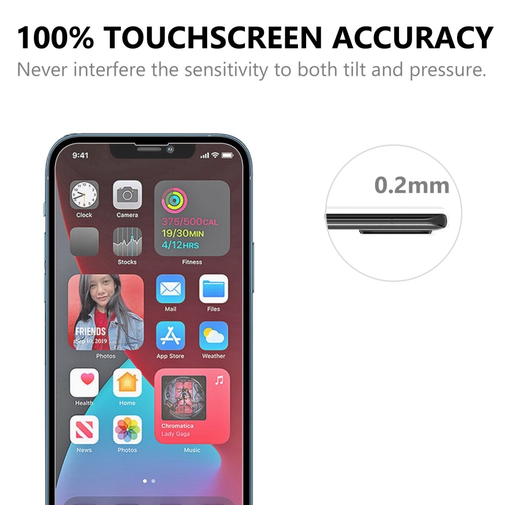 Herdet glass Skjerm- og Linsebeskyttelse iPhone 13 Pro Max