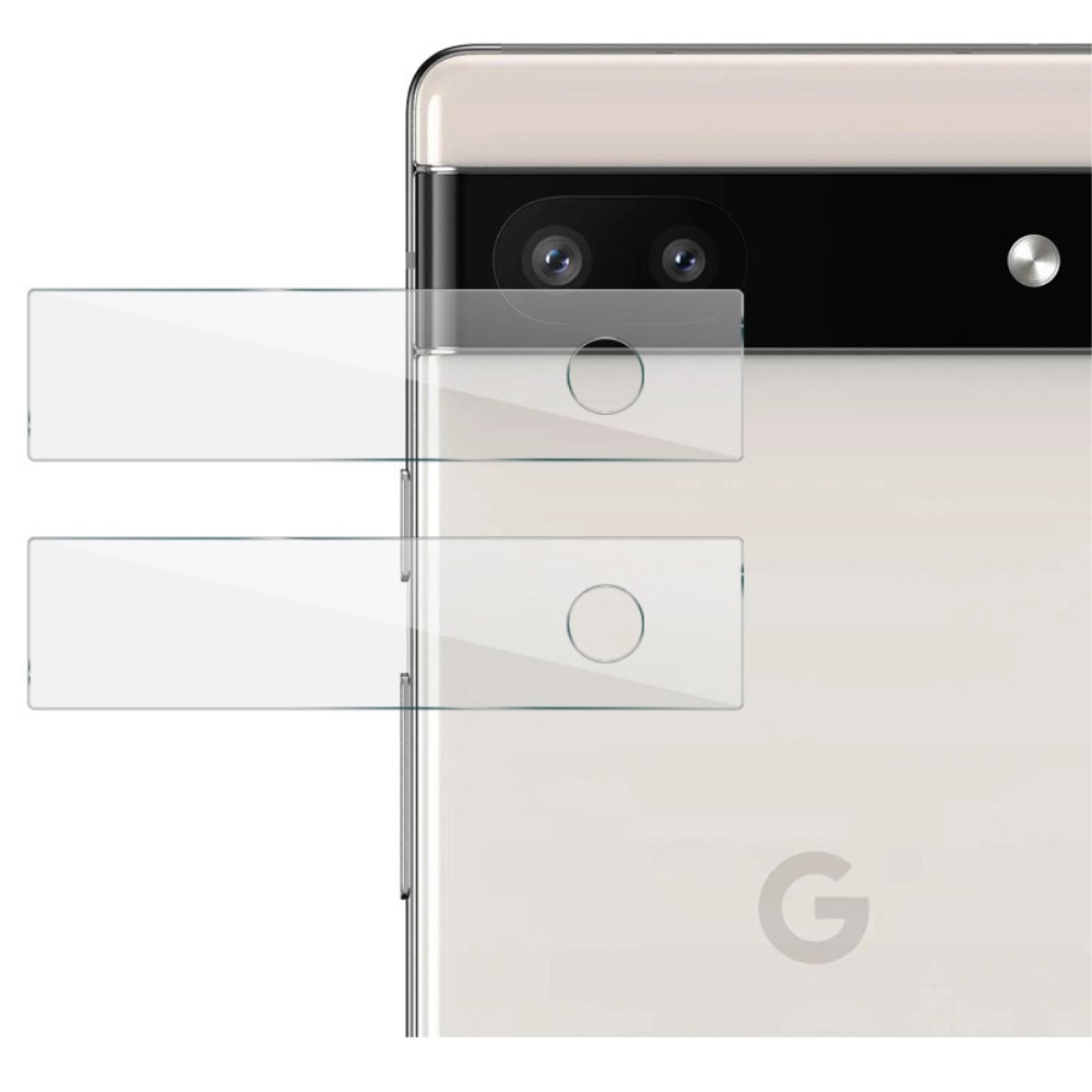 2-pack Herdet Glass Linsebeskyttelse Google Pixel 6a