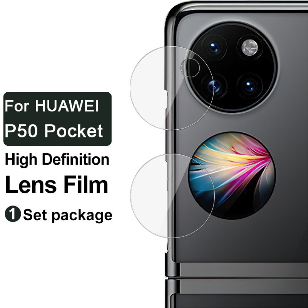 Herdet Glass Linsebeskyttelse Huawei Pocket S/P50 Pocket Gjennomsiktig