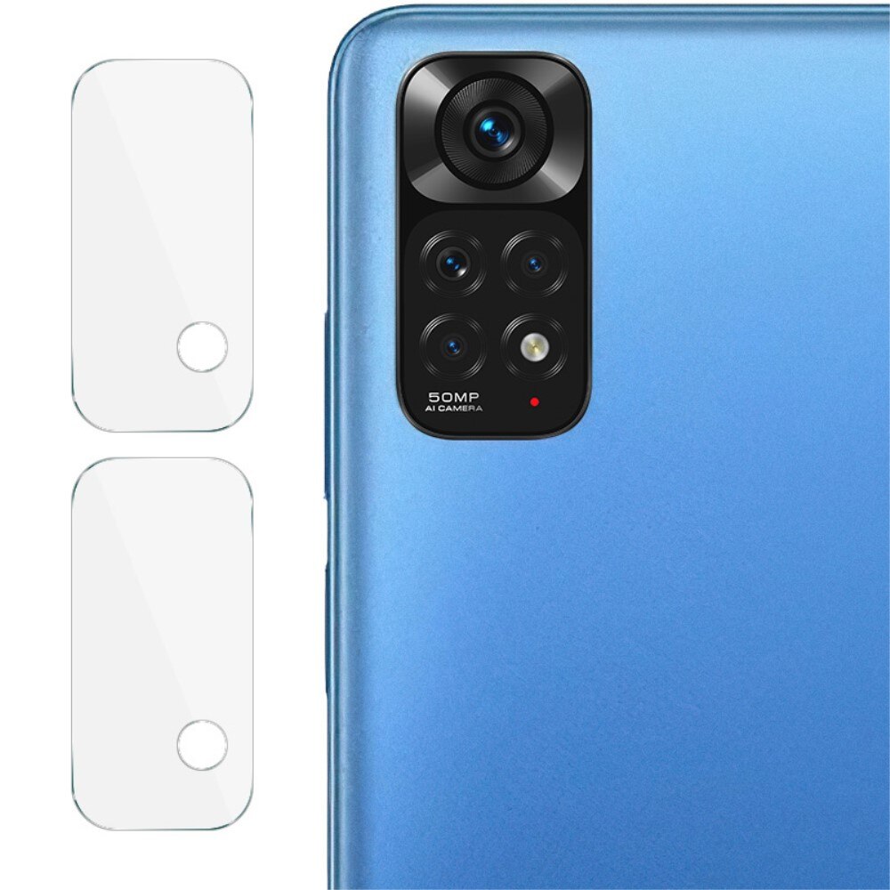 2-pack Herdet Glass Linsebeskyttelse Xiaomi Redmi Note 11