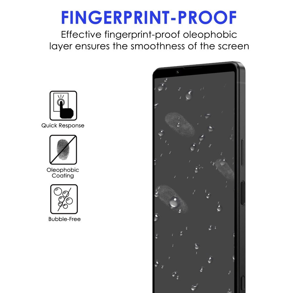 Heldekkende Skjermbeskytter Herdet Glass Sony Xperia 1 IV