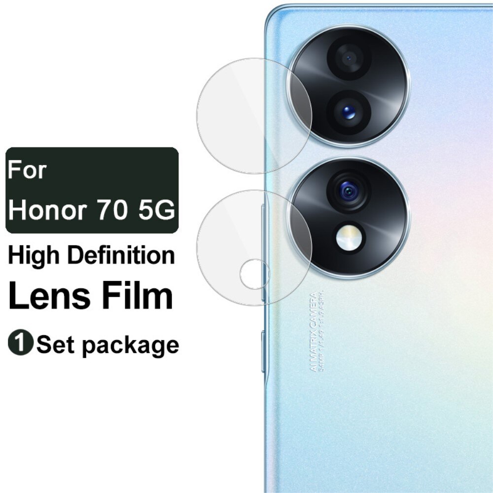 Herdet Glass Linsebeskyttelse  Honor 70 Gjennomsiktig