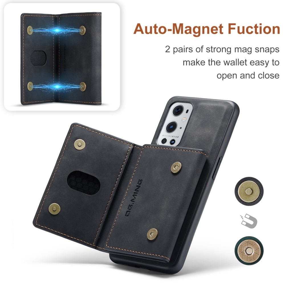 Magnetic Card Slot Case OnePlus 9 Pro Black
