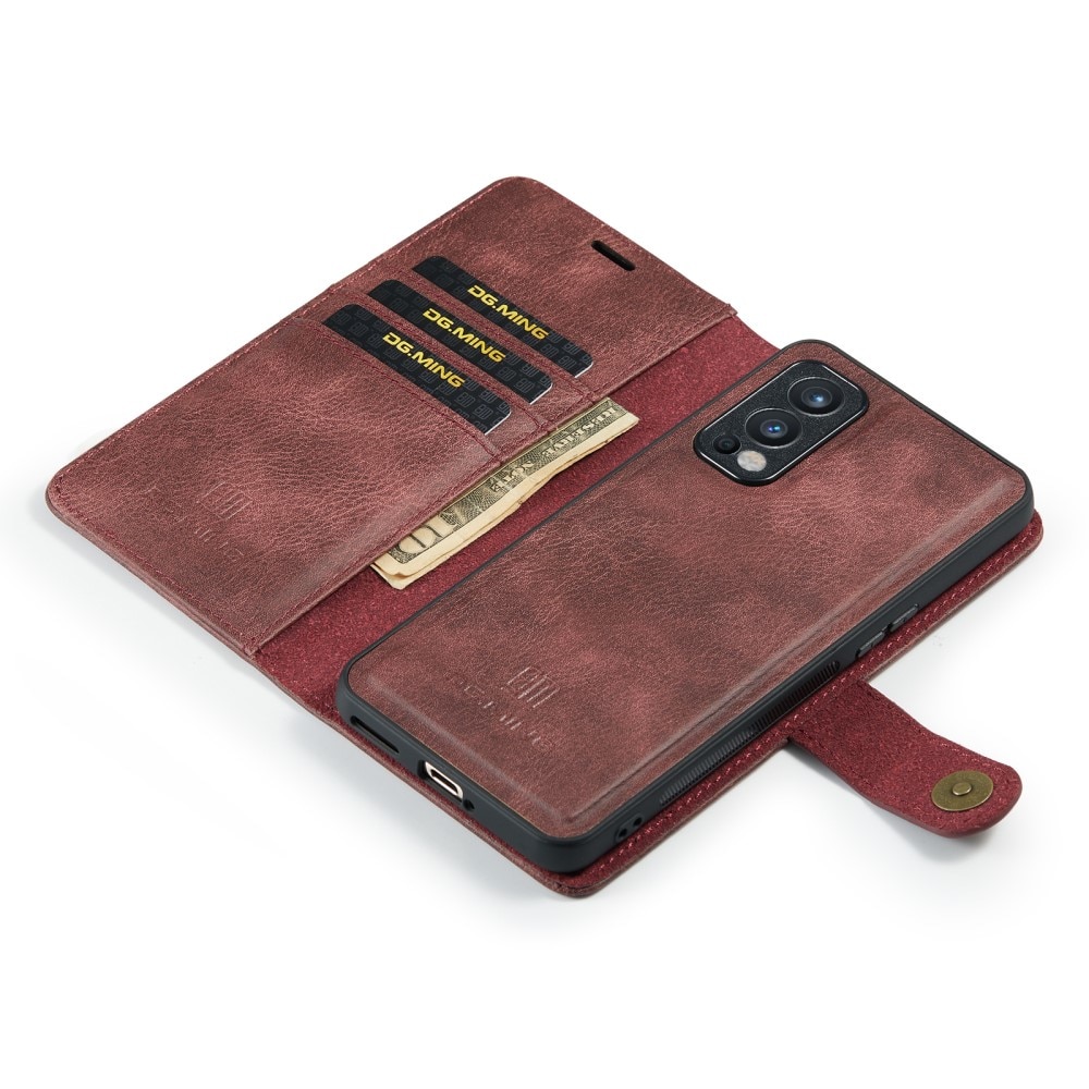 Magnet Wallet  OnePlus Nord 2 5G Red