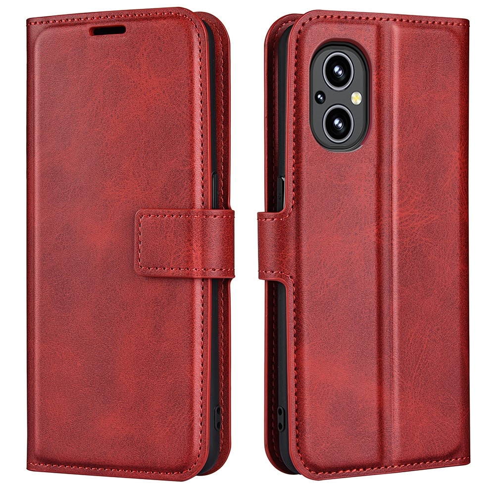 Leather Wallet OnePlus Nord N20 Red