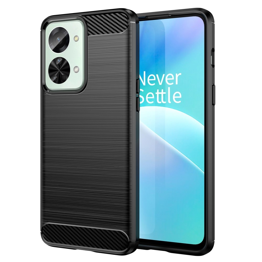  Oneplus Nord 2T 5G Deksel TPU Brushed Svart
